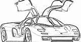 Coloring Koenigsegg sketch template