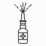 Spray Nasal Icon Medicine Nose Pharmacy Icons Iconfinder Editor Open sketch template