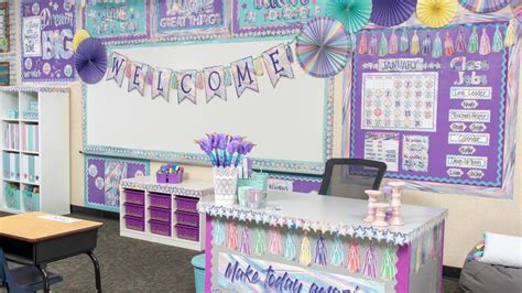 iridescent themed decorations for your classroom classroom