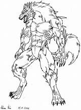 Werewolf Crovirus Kleurplaat Weerwolf Werewolves Letscolorit Werwolf Malvorlagen Furry Th04 sketch template