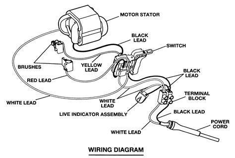 electric drill wiring schematic