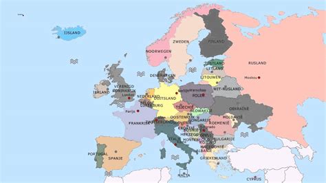 topografie zeeen landen en hoofdsteden van europa youtube