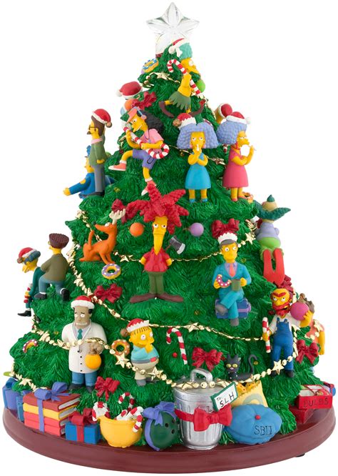 hakes  simpsons christmas tree boxed figurine