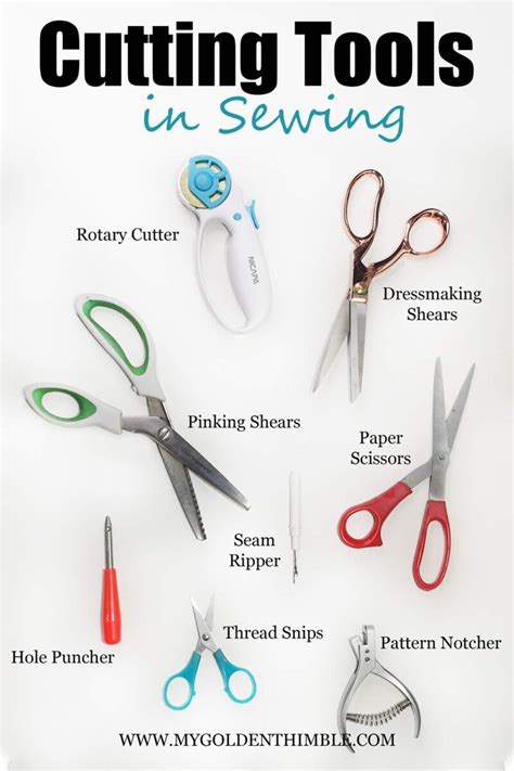 cutting tools  sewing easy guide