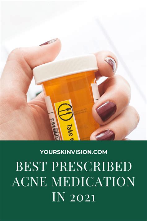 prescribed acne medication   yourskinvision