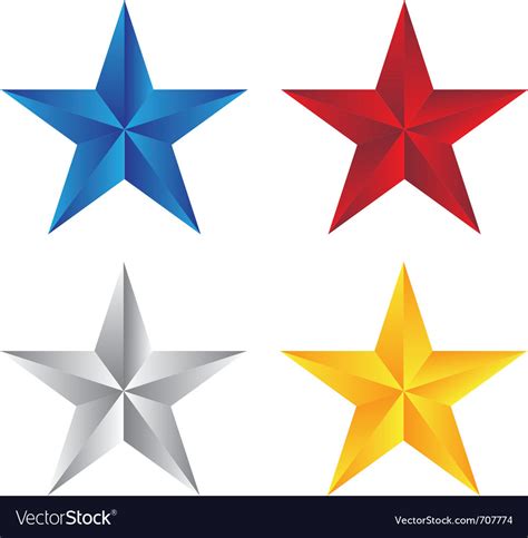 stars   color royalty  vector image