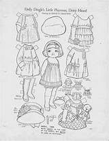 Dingle Dolly Dolls Paper Identification Guide Coloring Missy Miss sketch template