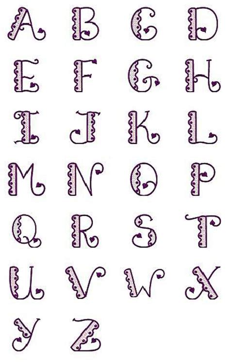 girly princess monogram font alphabet machine embroidery etsy