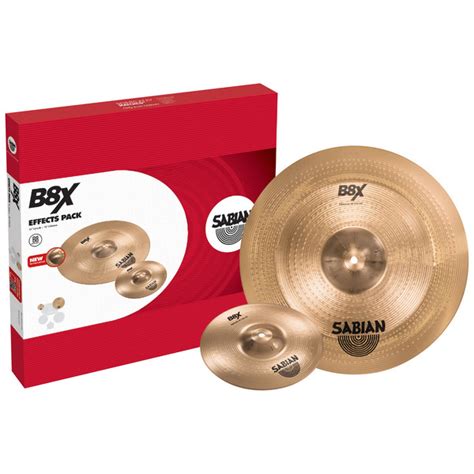 Disc Sabian B8 Effects Pack 10 Splash 18 China Cymbals Na