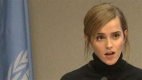 is emma watson anti feminist for exposing her breasts bbc news