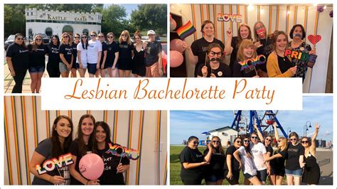 lesbian bachelorette party 2 brides 1 party heather