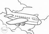 Jungs Ausmalen Ausmalbild Fahrzeuge Flugzeug Wolken sketch template