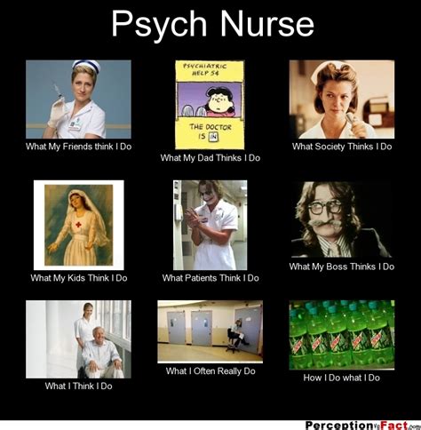 Psych Nurse What People Think I Do What I Really Do
