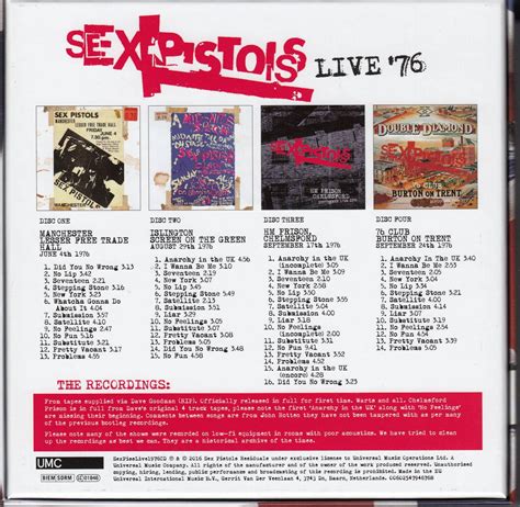 Sex Pistols Live 76 2016 [4cd Box Set] Avaxhome