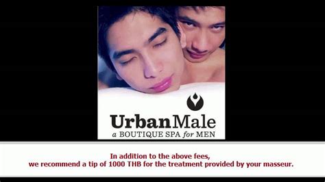 urbanmale massage  spa bangkok thailand youtube