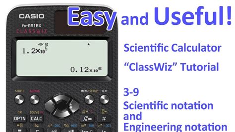 classwiz calculator tutorial pre algebra   scientific notation  engineering notation