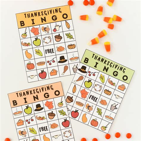 turkey bingo cards printable printable card