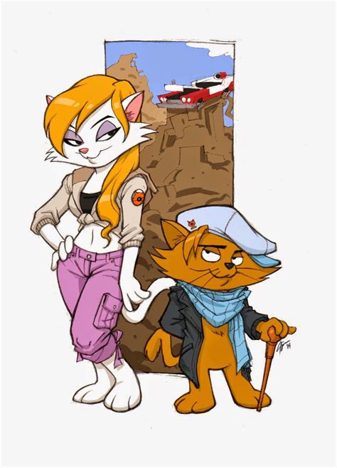 cleo and rifraf catillac cats character fictional characters furry art