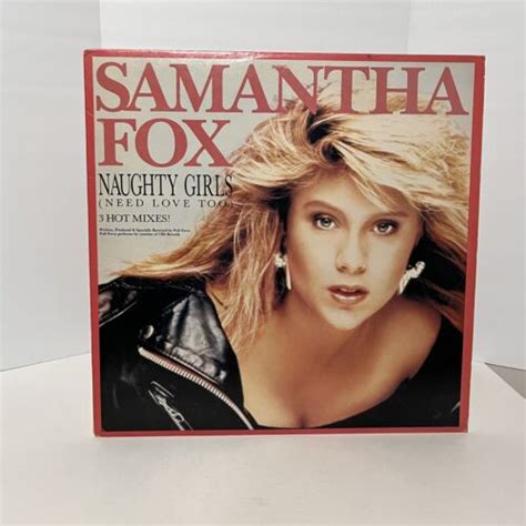 samantha fox naughty girls need love too i surrender 12 1987 nm ebay