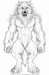 Werewolf Goldenwolf Lobisomem Desenhar Werewolves Draw Asas Lobisomens Monstros sketch template
