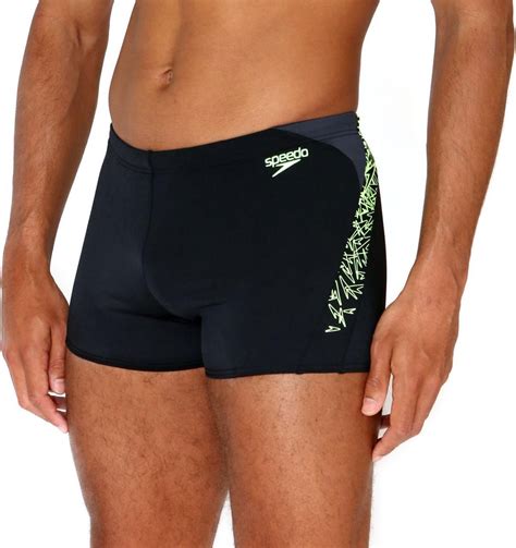 speedo endurance boom splice aquashorts zwembroek heren blackgrey  bol