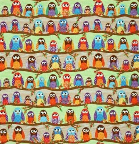 owl patterns michael miller owl fabric flannel fabric boutique