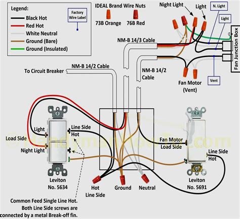 nutone fan light wiring diagram cohomemade
