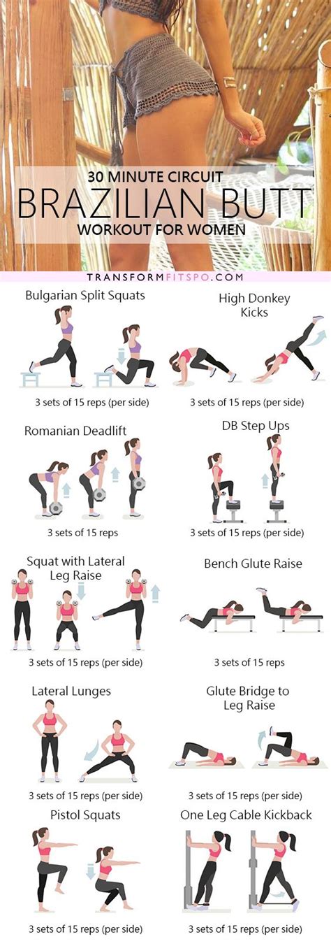 21 Workouts For Women That Will Help You Get The Perfect Booty