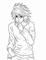 Death Note Coloring Lineart Drawing Pages Deviantart Drawings Designlooter Getdrawings 780px 45kb sketch template