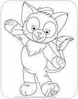 Coloring Duffy Gelatoni Bear Disneyclips sketch template