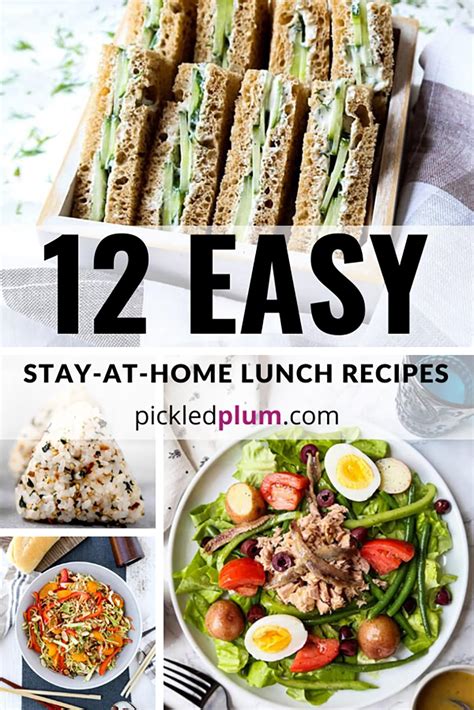 easy stay  home lunch recipes pickled plum