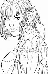 Batwoman Catwoman Jamiefayx Sketching sketch template