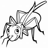 Semut Mewarnai Kartun Aneka Lebah Termite Antz Ants Template Rebanas sketch template