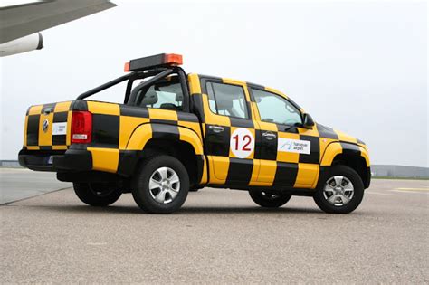 car hanover airport  received today   follow  vehicle   runway vw