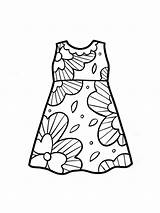 Summer Dress Colouring Pages Girls Colour Coloring Coloringpage Ca Dressup Check Category sketch template