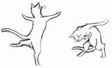 Dancing Cats Deviantart sketch template