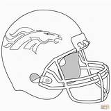 Broncos Coloring Helmet Denver Logo Football Bronco Pages Nfl Teams Sheets Printable Colors sketch template