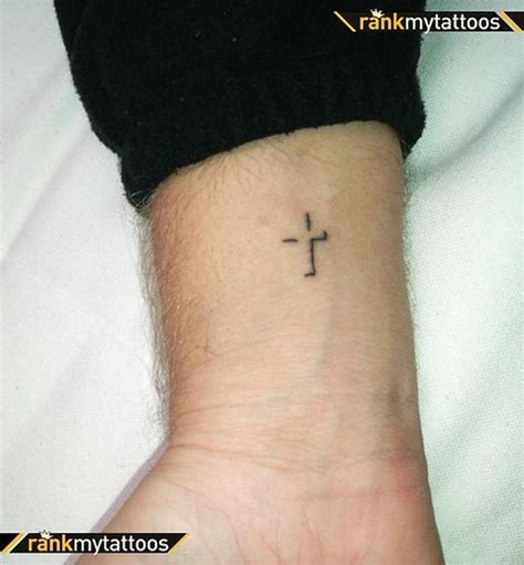 stylish cross tattoos  wrists