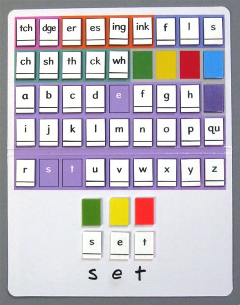 basic letter tile set phonics instruction lettering phonemic