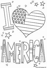 Coloring Pages America July 4th Printable American Flag Color Sheets Kids Memorial Adult Pdf Print Crafts Independence Book Books Supercoloring sketch template