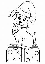 Coloring Christmas Pages Puppy Cute Puppies Super Printable Sad Print Sheets Color Baby Pup Kids Getcolorings Getdrawings Animal Colorings sketch template