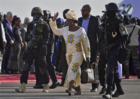Finally Gambian President Adama Barrow Arrives In Banjul Gambia After
