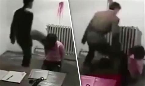 the real north korea shocking video shows soldier beating woman