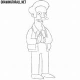 Apu Simpsons Drawingforall sketch template