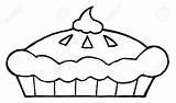 Pie Coloring Pages Thanksgiving Outlined Stock Pumpkin Printable Pies Embroiderydesigns Depositphotos Getcolorings Outline Whole Color Insider Print Templates Designs Create sketch template