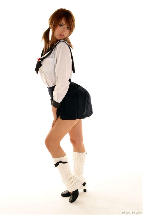 safebooru cosplay knee socks leah dizon photo sailor uniform school