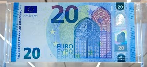 dank hologramm fenster bundesbank neue  euro note macht faelschungen