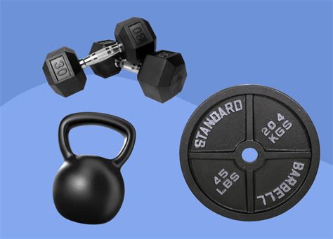 types   weights youll find   gym fitness drum
