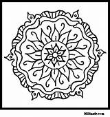 Coloring Pages Mandala Printable Mandalas Disenos Color Sun Adults Clipart Library Category Printablee Pattern Clip Colouring sketch template
