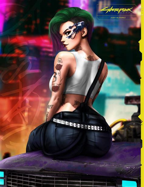 judy alvarez cyberpunk 2077 by fi1cs on deviantart cyberpunk girl